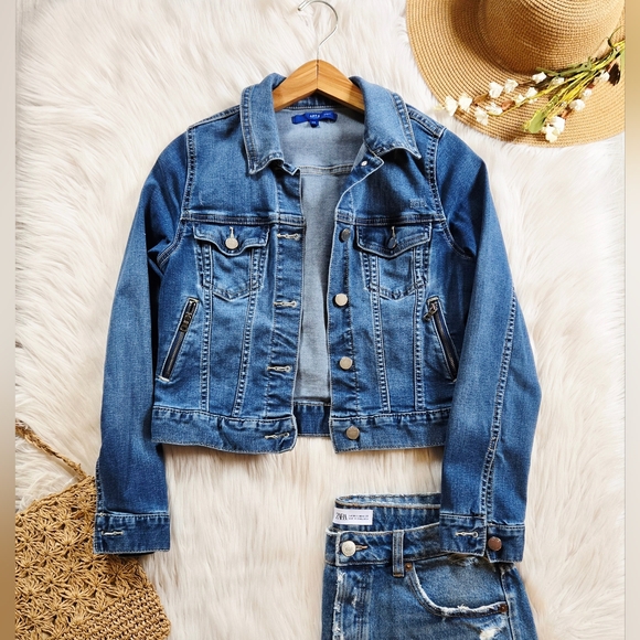 Apt. 9 Jackets & Blazers - Classic Blue Denim Jacket
